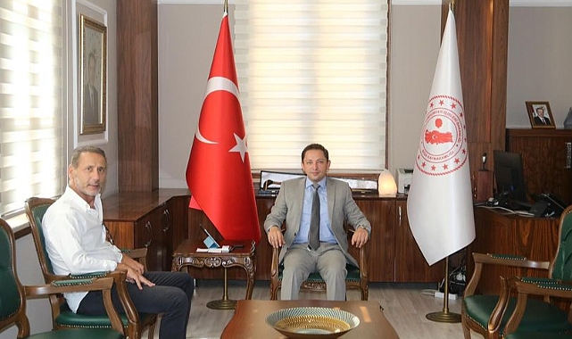 Kaymakam Ercan Kayabaşı'na ziyaret