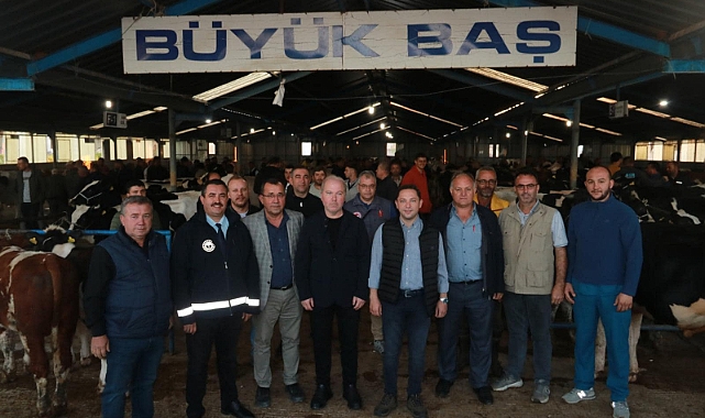 Kaymakam Kayabaşı, Hayvan Pazarını ziyaret etti