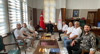 Kaymakam Kayabaşı misafirlerini ağırladı