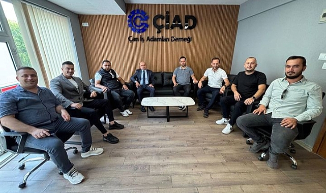 Kaymakam Nebioğlu, Çan İş Adamları Derneği'ni ziyaret etti