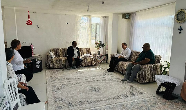 Kaymakam Salih Sak’tan Gülpınar Köyü'nde hane ziyareti