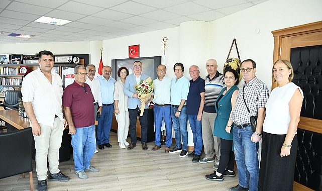 Kepez Çanlılar Derneği Başkanı ve Yönetim Kurulu, Başkan Birol Arslan'ı ziyaret etti