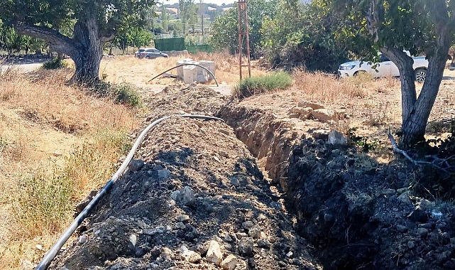 Kızılkeçili Köyü'ne yeni içme suyu terfi hattı tamamlandı