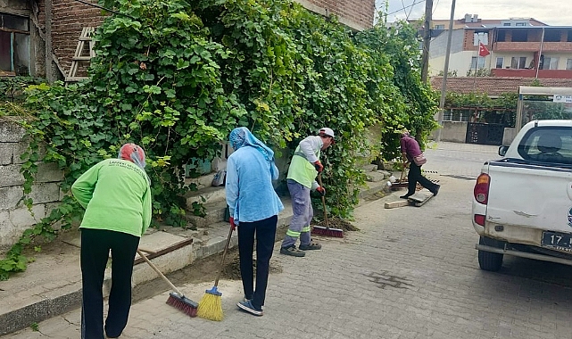 Lapseki Belediyesi çalışıyor