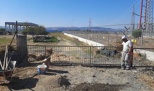 Lapseki'de çalışmalar sürüyor