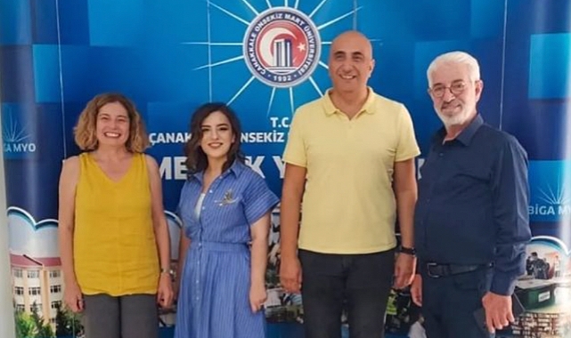 Marmara Kadın Kooperatifleri Birliği’nden Biga MYO’ya ziyaret