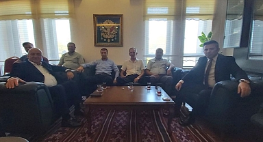 Milletvekili Ayhan Gider, Kaymakam Emrah Bütün’ü makamında ziyaret etti