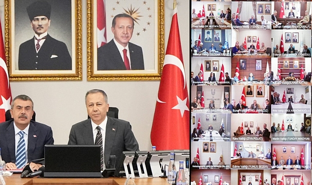 Millî Eğitim Bakanı Yusuf Tekin, 2024-2025 Eğitim Öğretim Yılı hazırlıkları için 81 il Valisi ile toplandı
