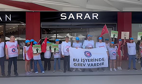 Öz Büro İş Sendikası, SARAR'a karşı grev başlattı