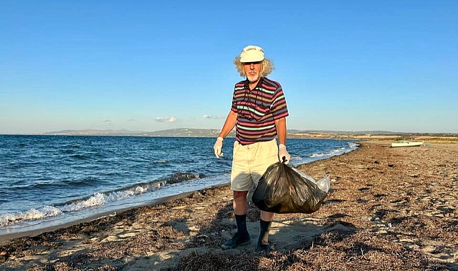 Prof. Dr. Perinçek'ten Kumkale kıyılarında temizlik
