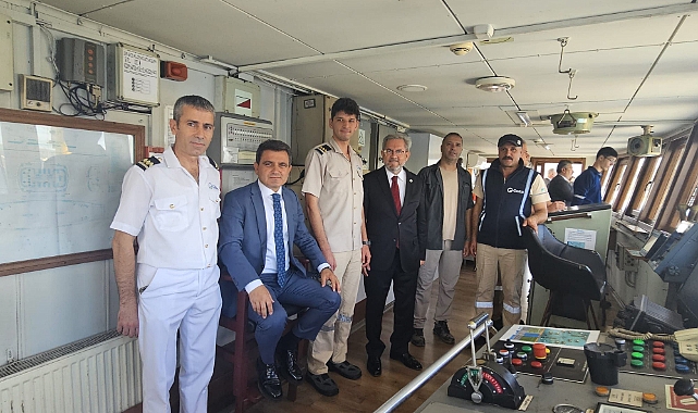 Rektör Ünüvar ve Alan Başkanı Kaşdemir, Kaptan Köşkünde