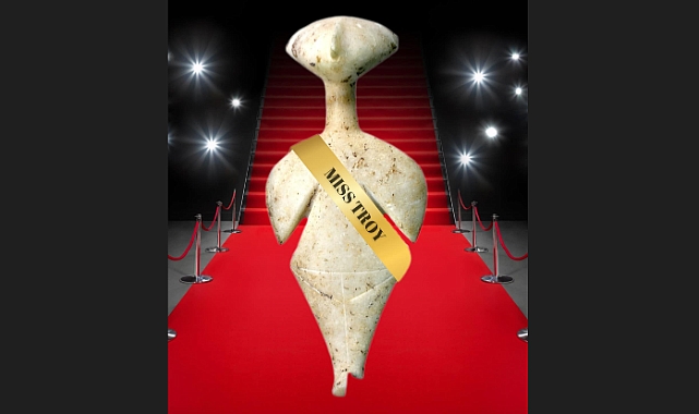Troya Müzesi'nden mizahi paylaşım: "Miss Troy 2024" Kilya İdolü