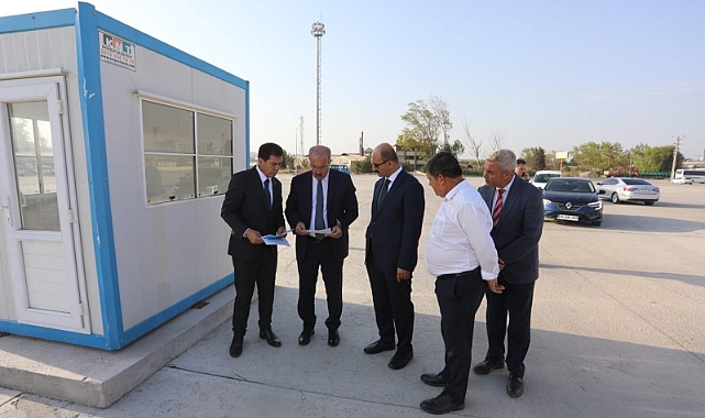 Vali Toraman, Gelibolu Yeni Feribot Terminalinde incelemelerde bulundu