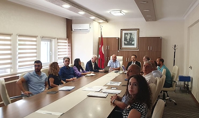 Yahya Göztepe, Çanakkale İl Müdürlüğü'nde toplantıya katıldı
