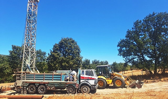 Yenice'de içme suyu sondaj yapım işi tamamlandı