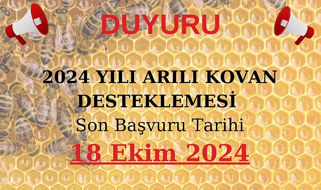 Arıcılar için destekleme başvurusunda son tarih 17 Ekim!