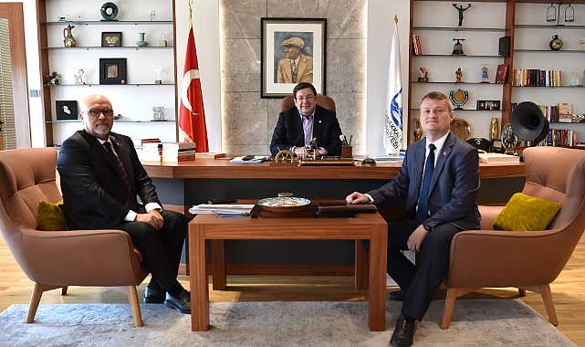 Başkan Erkek, Belarus İstanbul Başkonsolosu Aleksei Shved’i