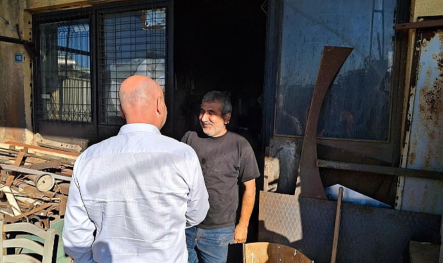 Başkan Göztepe, sanayi esnafıyla