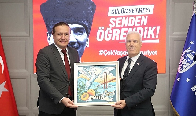 Başkan Öztürk'ten Başkan Bozbey'e ziyaret