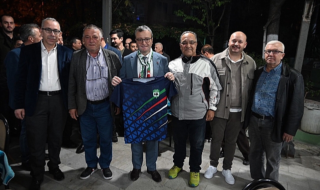 Başkan Şen, Çiçeklidede Spor Lokali'nde