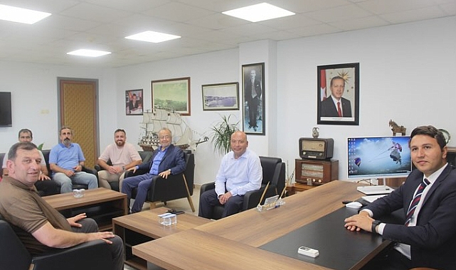 Başkanlardan Kaymakam Haydaroğlu'na ziyaret
