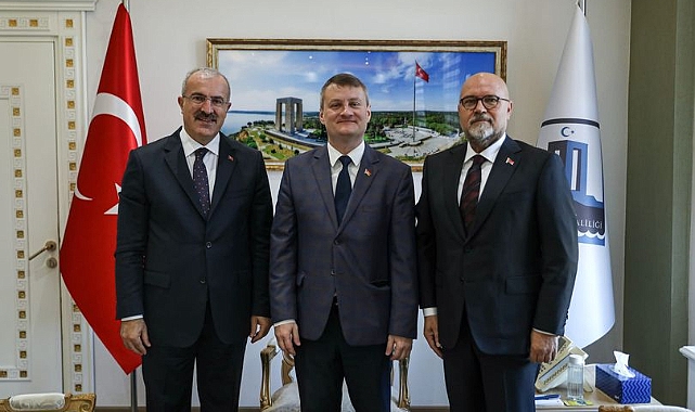 Başkonsolosu Aleksei Shved’den Çanakkale Valisi Ömer Toraman’a ziyaret