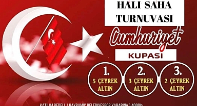 Bayramiç Belediyesi’nden ‘’Cumhuriyet Kupası Halı Saha Turnuvası’’