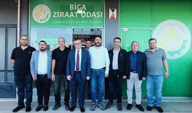 Belediye Başkanlarından Biga Ticaret ve Sanayi Odası’na Geçmiş Olsun Ziyareti