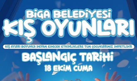 Biga Belediyesi'nden Kış Oyunları