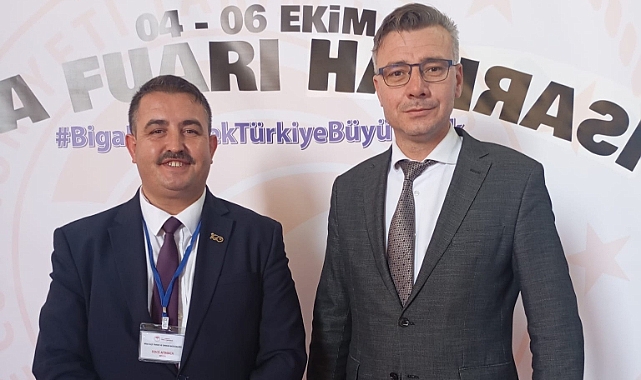 Biga Tarım Fuarı’nda Çan ve Yenice’nin tarım müdürleri buluştu