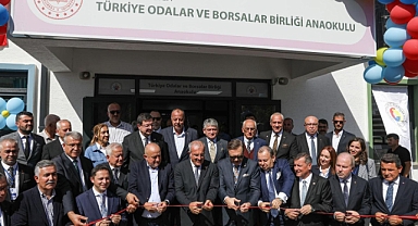 Biga Türkiye Odalar ve Borsalar Birliği anaokulu açılışı gerçekleştirildi