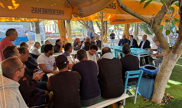 Bozcaada’da balıkçılarla sorunlar konuşuldu