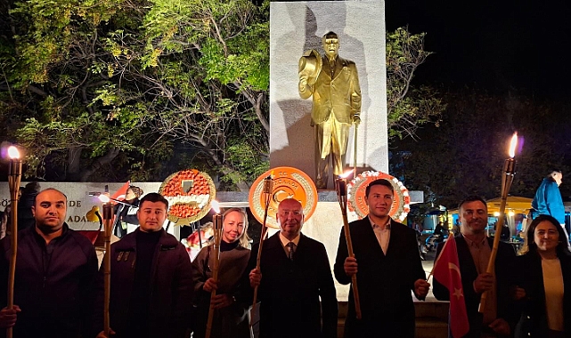 Bozcaada’da coşkulu Cumhuriyet Bayramı kutlaması