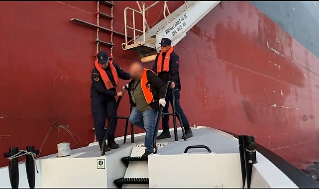 Bozcaada’da yaralanan şahsın tıbbi tahliyesi gerçekleştirildi