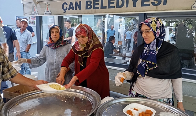 Çan’da Terzi Hasan Hüseyin Uysal için hayır yapıldı