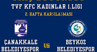 Çanakkale Belediyespor, Beykoz Belediyespor’u ağırlıyor