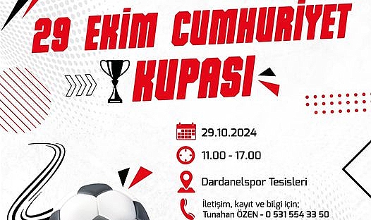 Çanakkale'de 29 Ekim Cumhuriyet Kupası