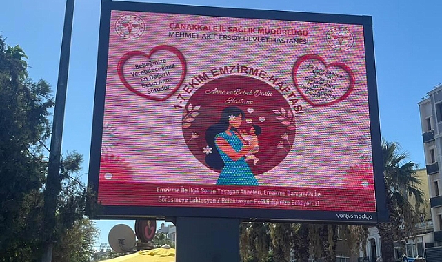 Çanakkale'de Emzirme Haftası