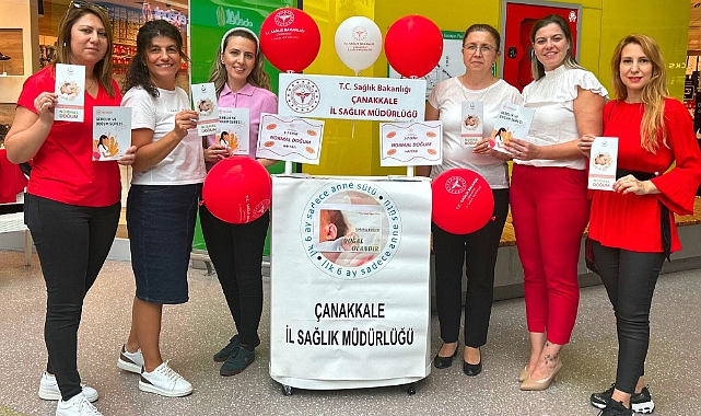 Çanakkale'de Normal Doğum Haftası'nda bilgilendirme