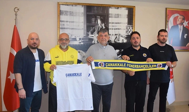 Çanakkale Fenerbahçeliler Derneği’nden ziyaret