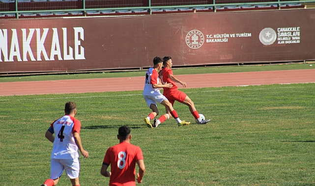 Çanakkalespor 3 puanı kaptı