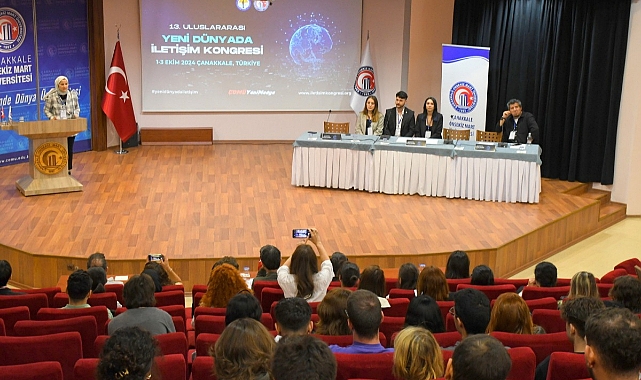 ÇOMÜ'de ‘’13. Uluslararası Yeni Dünyada İletişim Kongresi’’