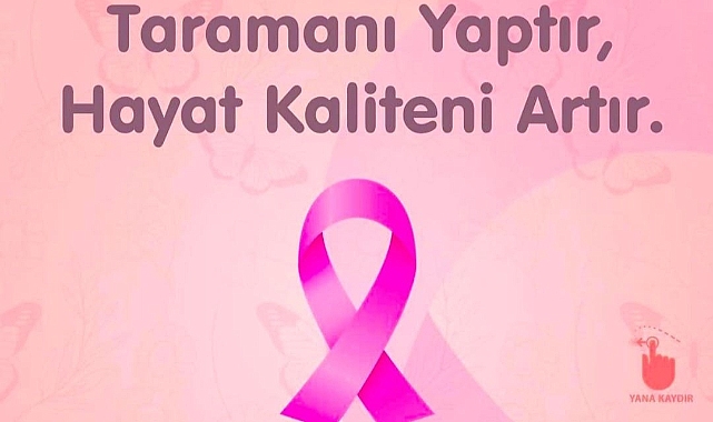 Ekim ayı "Meme Kanseri Farkındalık Ayı"
