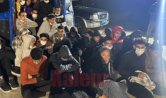 Gökçeada'da 27 Mısırlı ve 2 Filistinli kaçak göçmen yakalandı