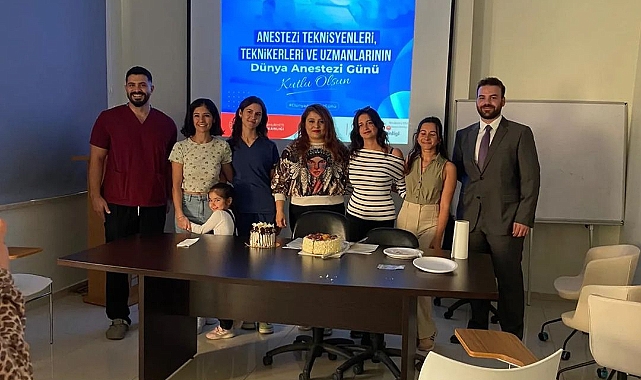 Gökçeada Devlet Hastanesi'nde ‘Dünya Anestezi Günü’ kutlamaları