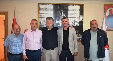 İl Genel Meclis Başkanı Halil Ertuğrul'a Kozçeşme’den ziyaretçiler