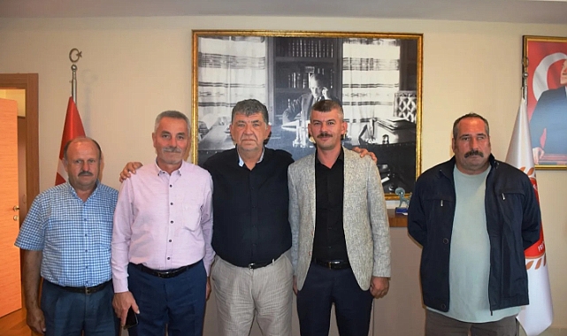İl Genel Meclis Başkanı Halil Ertuğrul'a Kozçeşme’den ziyaretçiler