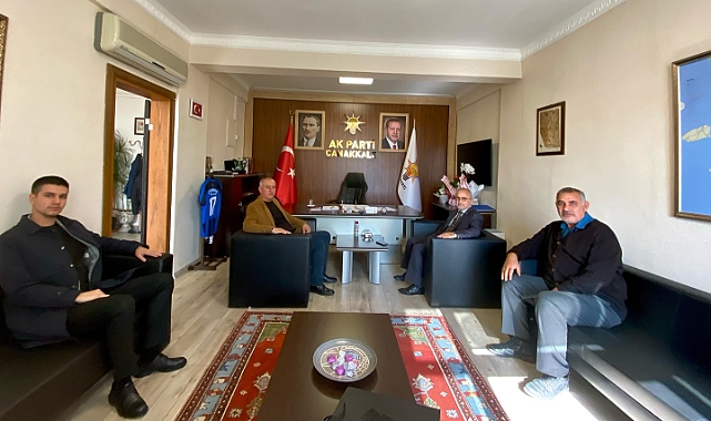 İsmail Yaşar Oğuz'dan İl Başkanı Göktürk'e hayırlı olsun ziyareti