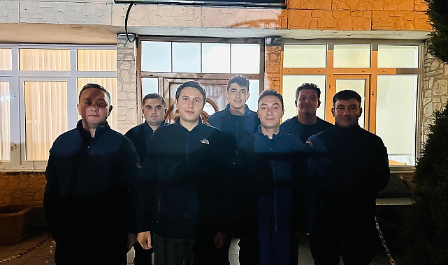 Kaymakam Haydaroğlu'ndan Sahil Güvenlik’e gece ziyareti