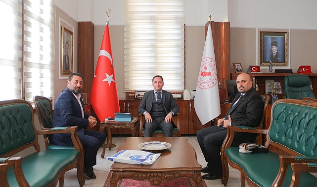 Kaymakam Kayabaşı, Türk Eğitim Sendikası temsilcilerini ağırladı